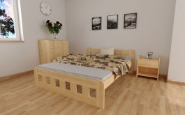 zväčšiť obrázok Posteľ Nika 120 x 200 cm zvýšená + matrac Diana 15 cm + rošt ZADARMO