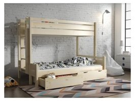 Patrová postel Jára 80/120x200 cm + rošty ZDARMA