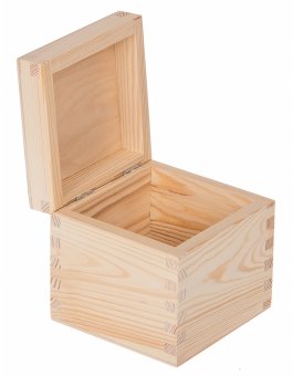 zväčšiť obrázok Krabička drevená 11x11x10,7 cm