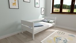 zväčšiť obrázok Detská posteľ Tina biela 160 x 80 cm + rošt ZADARMO