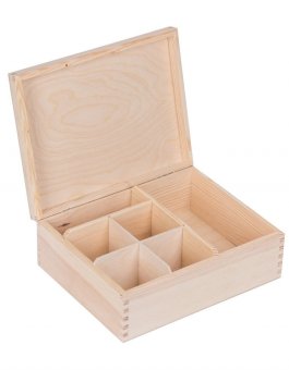 zväčšiť obrázok Drevená krabička s poradačom – 23,5 × 18 × 7,2 cm