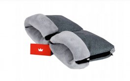 zväčšiť obrázok Rukavice fleece grey flex /šedé zip
