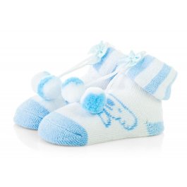 zväčšiť obrázok Dojčenské ponožky 0-6 mesiacov TBS044 modrá
