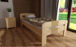 zväčšiť obrázok Zvýšená posteľ z masívu borovice Andula 90x200 cm + rošt ZADARMO