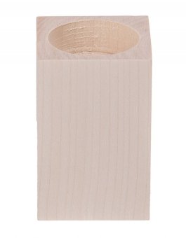 zväčšiť obrázok Drevený svietnik 8 cm, bukové drevo