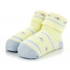 zväčšiť obrázok Dojčenské ponožky 6-12 mesiacov TBS006 - žlutá / modrá