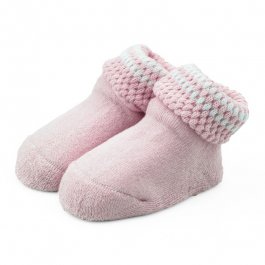 zväčšiť obrázok Dojčenské ponožky 0-6 mesiacov TBS008 růžová