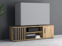 TV stolek Montana dub craft/černá 140 cm